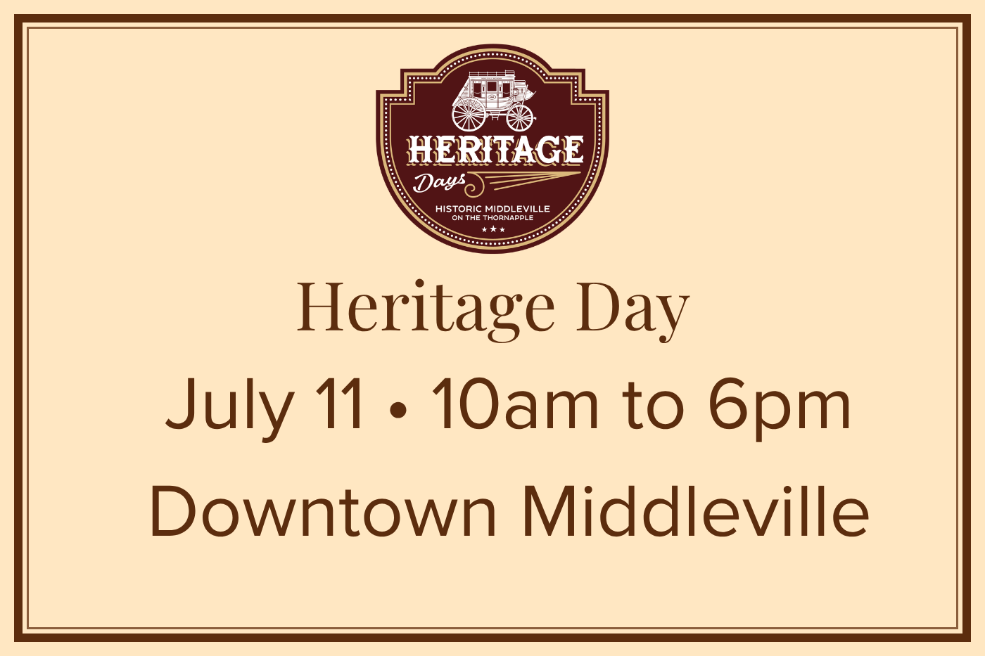 Middleville DDA Heritage Day